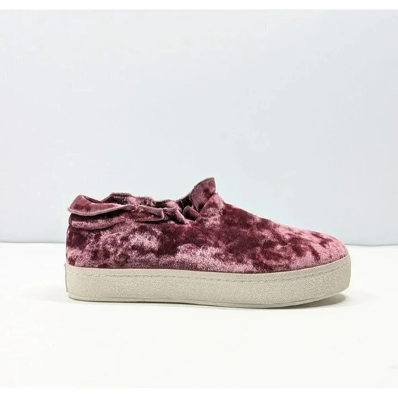 Opening Ceremony Women's Didi Velvet Ruffle Slip-On Sneaker Size 36 (MSRP $225) - Picture 3 of 12